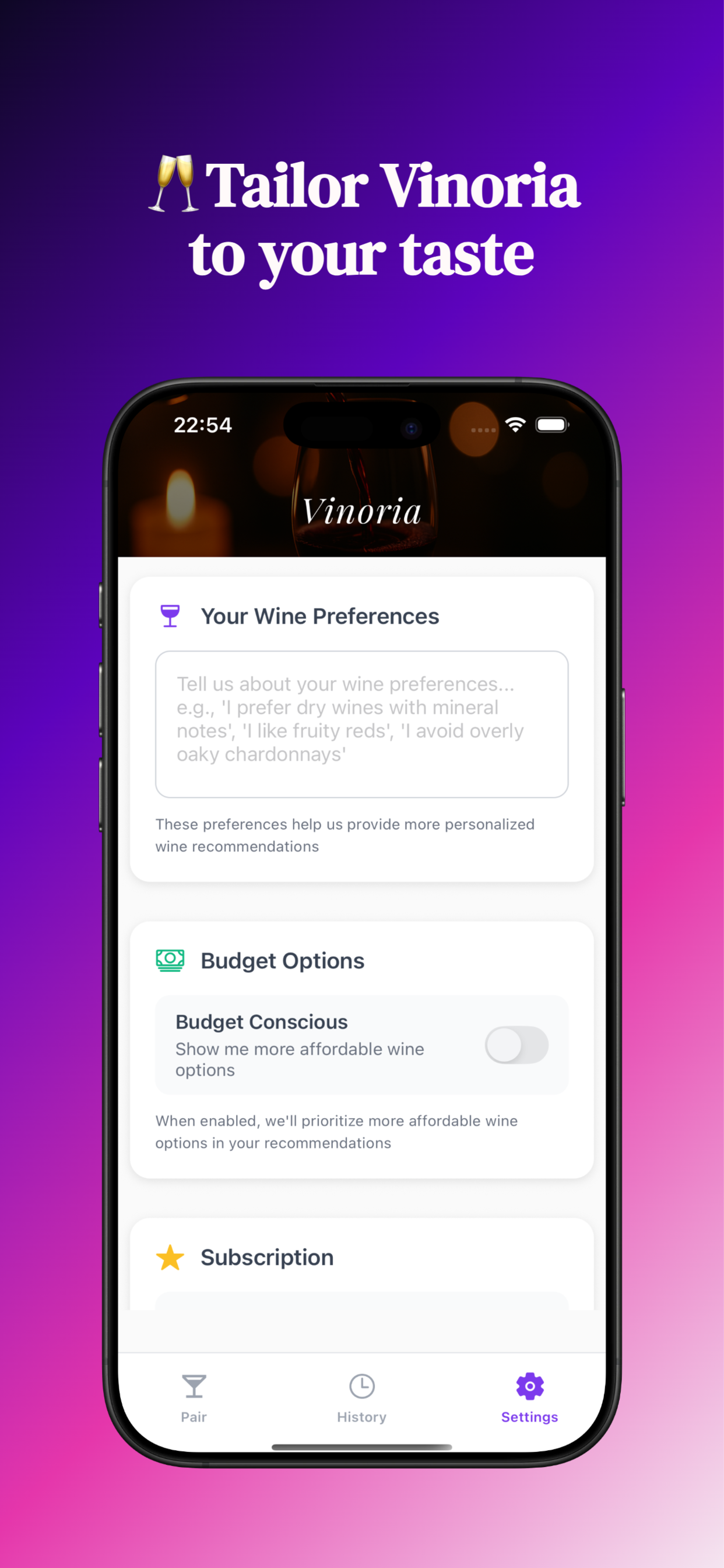 Vinoria App Screenshot 4
